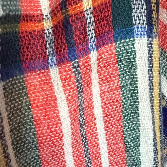 New Plaid Multicolor Scarf - Picture 5 of 5